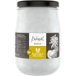 Ölmühle Solling Bio-Kokosöl - 1Liter Schraubglas