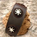 BATIK BONE STAR  Massai Halsband