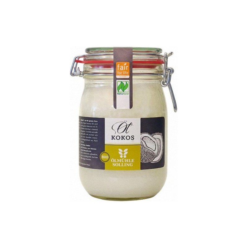 Bio Kokosöl Ölmühle Solling im BügelGlas 1000ml HUND & so